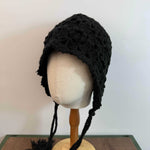Load image into Gallery viewer, Handwoven Double Layer Flower Tassel Knit Beanie N6H229