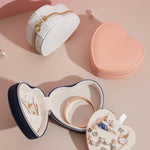 Load image into Gallery viewer, Heart Shape Leather Jewelry Organizer Box S5P831