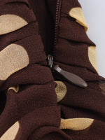 Load image into Gallery viewer, Asymmetrical Polka Dot High Waist A-Line Skirt N6E172