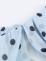 Load image into Gallery viewer, Polka Dot Sleeveless Top and A-Line Skirt Set N6E170