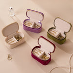 Load image into Gallery viewer, Travel Mini Velvet Jewelry Organizer Box S5P828