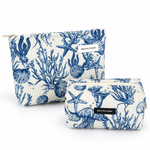 Load image into Gallery viewer, Womens Floral Corduroy Cosmetic Bag N6K117