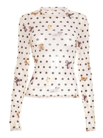 Load image into Gallery viewer, Animal Print Polka Dot Crop Top Waist Tie Women N6B022