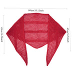Load image into Gallery viewer, Wool Blend Knit Triangle Scarf Shawl N6K246