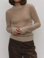 Load image into Gallery viewer, Sheer Cropped Cardigan Candy Tones Ultra Light N5Z264