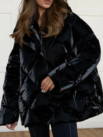 Load image into Gallery viewer, Diamond Quilted Puffer Jacket Women Multiple Colors N5A609