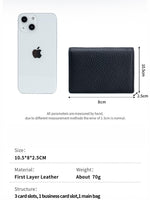 Load image into Gallery viewer, Multi-Function Genuine Leather Business Card Holder N6D021