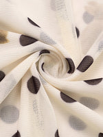 Load image into Gallery viewer, Animal Print Polka Dot Crop Top Waist Tie Women N6B022