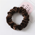 Load image into Gallery viewer, Velvet Continuous Loop Hair Tie Multi Color S5P424
