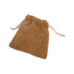 Load image into Gallery viewer, Solid Color Furry Drawstring Pouch Women S5P662