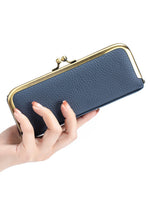 Load image into Gallery viewer, Genuine Leather Portable Sunglasses Case Women N6B200