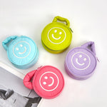 Load image into Gallery viewer, Round Embroidery Makeup Key Card Pouch Women Portable S5P860