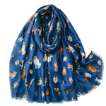 Load image into Gallery viewer, Animal Print Linen-Touch Wrap M5A264