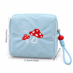 Load image into Gallery viewer, Womens Mushroom Embroidered Polyester Cosmetic Bag N6K118