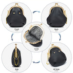 Load image into Gallery viewer, Unisex Top-Grain Leather Geometric Coin Purse N6J224