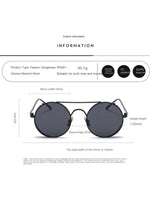 Load image into Gallery viewer, Rainbow Round Frame Sunglasses Women N6B175