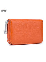 Load image into Gallery viewer, RFID Leather Accordion Card Case Women N6D035