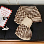 Load image into Gallery viewer, Vintage Stripe Knit Scarf Women Wool Blend N6H312