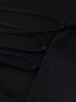 Load image into Gallery viewer, Satin Lace Back Tie Blouse Women N6D050