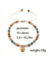 Load image into Gallery viewer, MUM Heart Pendant Adjustable Beaded Bracelet N6D532