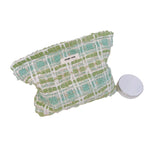 Load image into Gallery viewer, weed Zip Cosmetic Clutch Women Light Purple Green S5P648