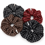 Load image into Gallery viewer, Womens Vintage Floral Knit Scrunchie N6K035