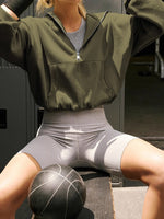 Load image into Gallery viewer, Quilted Hoodie Jacket Loungewear Cropped Knit Top N6A184