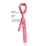 Load image into Gallery viewer, Vintage Polka Dot Embroidered Scarf Belt Necktie N6G231