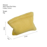 Load image into Gallery viewer, Solid Color Plush Cosmetic Organizer Canvas Lining S5P355