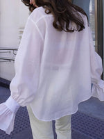 Load image into Gallery viewer, Tencel Lyocell Shirt Cardigan Women Multiple Colors N5A544