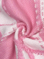 Load image into Gallery viewer, Sweet Bow Detail Pink Acrylic Knit Sweater Loose Fit N6G129