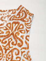 Load image into Gallery viewer, V-neck Abstract Print Sleeveless Dress Women N6B054