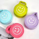 Load image into Gallery viewer, Round Embroidery Makeup Key Card Pouch Women Portable S5P860