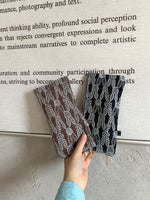 Load image into Gallery viewer, Embroidered Cotton Linen Glasses Case Pouch N6B127