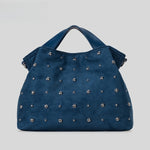 Load image into Gallery viewer, Riveted Suede Tote Bag Women Retro S5P798