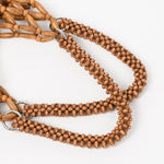 Load image into Gallery viewer, Handwoven Wood Bead Fringe Tote Beach Large Capacity S5P963