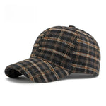 Load image into Gallery viewer, Structured Plaid Baseball Cap M5A268