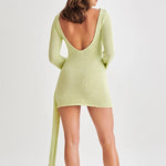 Load image into Gallery viewer, Hot Girl Bodycon Knit Short Mini Dress Women N6A064