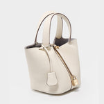 Load image into Gallery viewer, Genuine Leather Bucket Bag Handheld Shoulder Purse N6F148