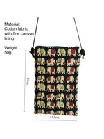 Load image into Gallery viewer, Handmade Mini Phone Crossbody Bag Women N6B110