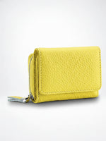 Load image into Gallery viewer, Tri-Fold Genuine Leather Mini Wallet Women N6B220