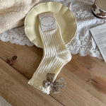 Load image into Gallery viewer, Bow Accent Australian Cotton Stackable Socks M5A048