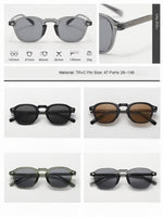 Load image into Gallery viewer, Small Square Stud Acetate Temple Sunglasses N6B215