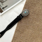 Load image into Gallery viewer, Women's Faux Leather Western Studded Belt N6J134