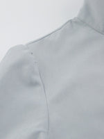 Load image into Gallery viewer, Mandarin Collar Office White Shirt Women N6C135