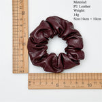 Load image into Gallery viewer, French Retro PU Leather Scrunchy Women S5P764