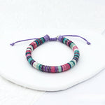 Load image into Gallery viewer, Waterproof Waxed Cord Braided Bracelet S5P625