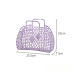Load image into Gallery viewer, Collapsible Ventilated Plastic Shopping Basket S5P390