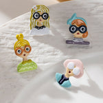 Load image into Gallery viewer, Enamel Drop Earrings Women Hand Painted Copper S5P879