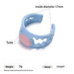 Load image into Gallery viewer, namel Dome Ring Women Light Stackable Adjustable S5P881